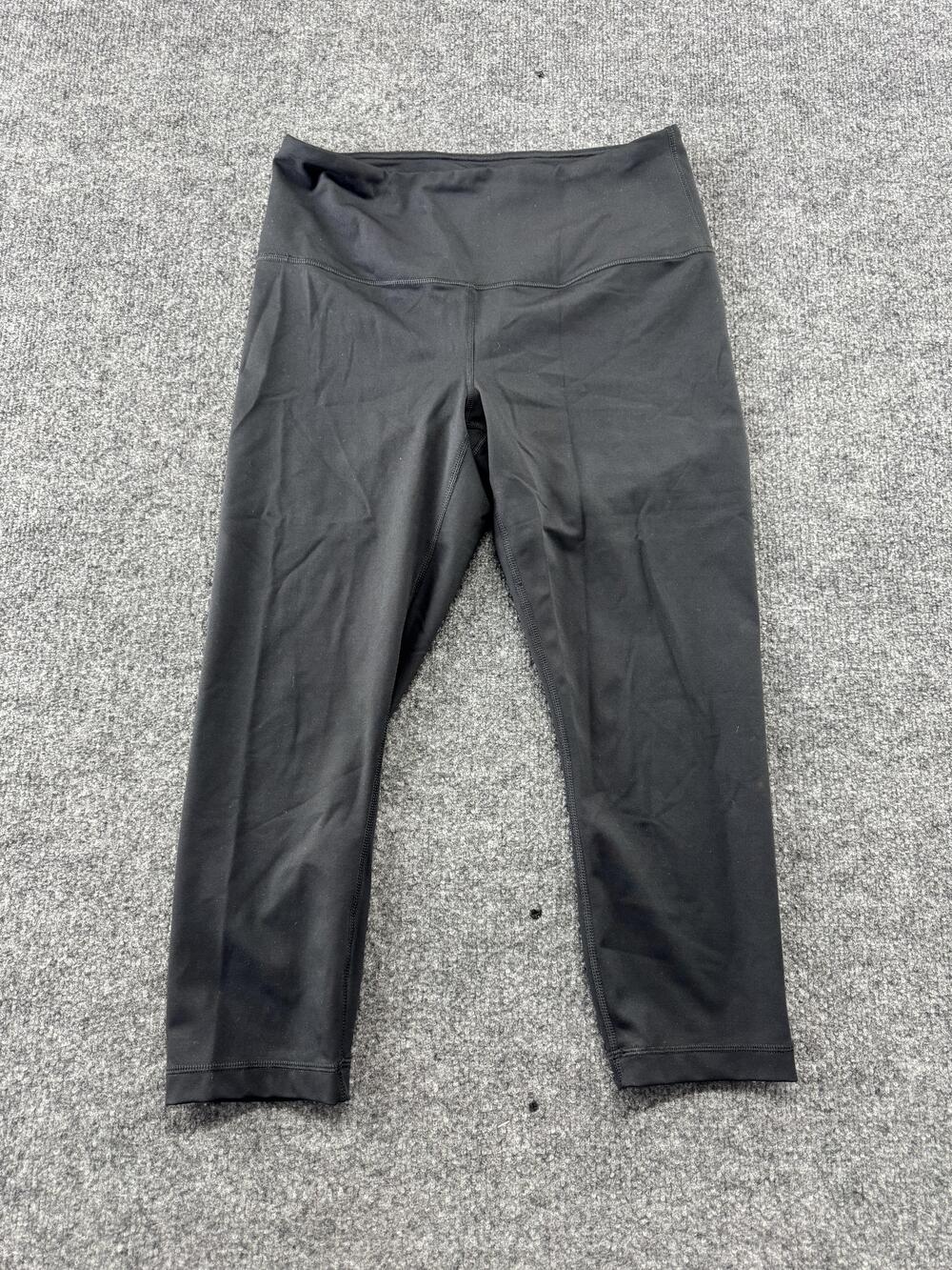 Yogalicious Lux Capri Leggings Womens Large Black High Rise Yoga Gym Pants
